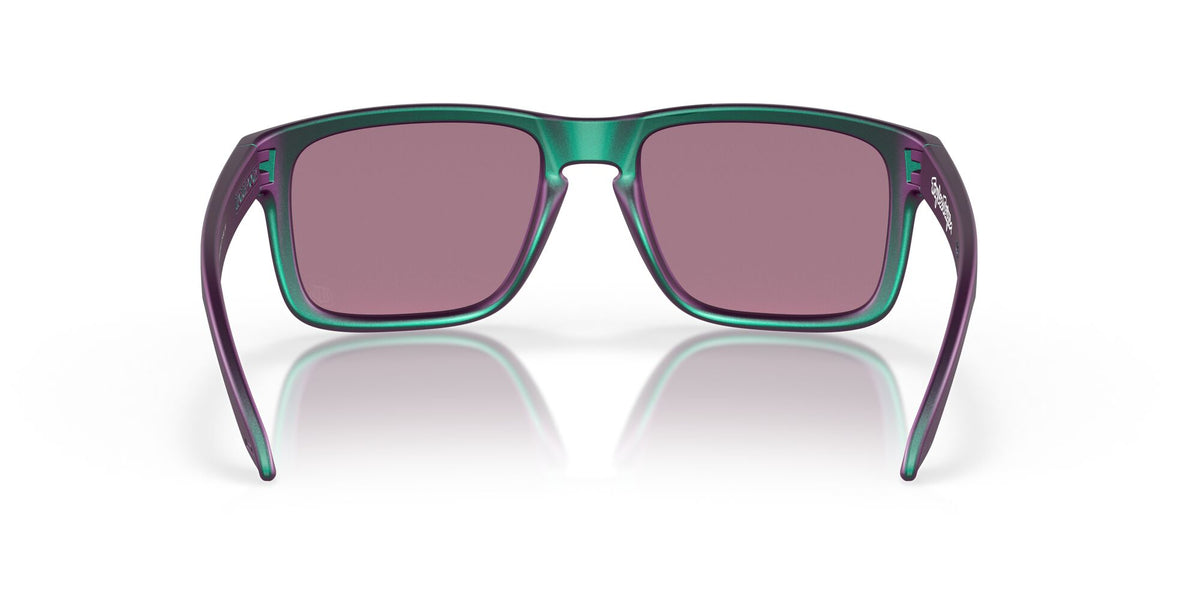 Oakley Holbrook 0OO9102 9102T4 55 Troy Lee Designs Matte Purple Green Shift / Prizm Jade 55 / Plastic / Plastic