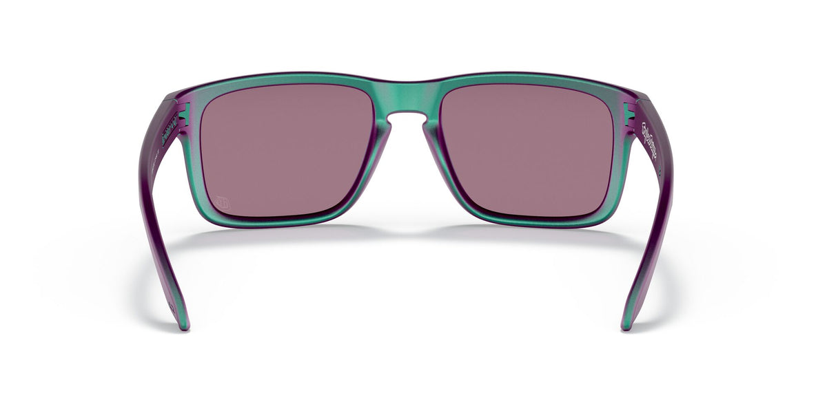 Oakley Holbrook 0OO9102 9102T4 55 Troy Lee Designs Matte Purple Green Shift / Prizm Jade 55 / Plastic / Plastic