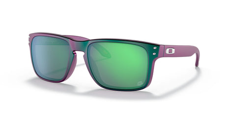 Oakley Holbrook 0OO9102 9102T4 55 Troy Lee Designs Matte Purple Green Shift / Prizm Jade 55 / Plastic / Plastic