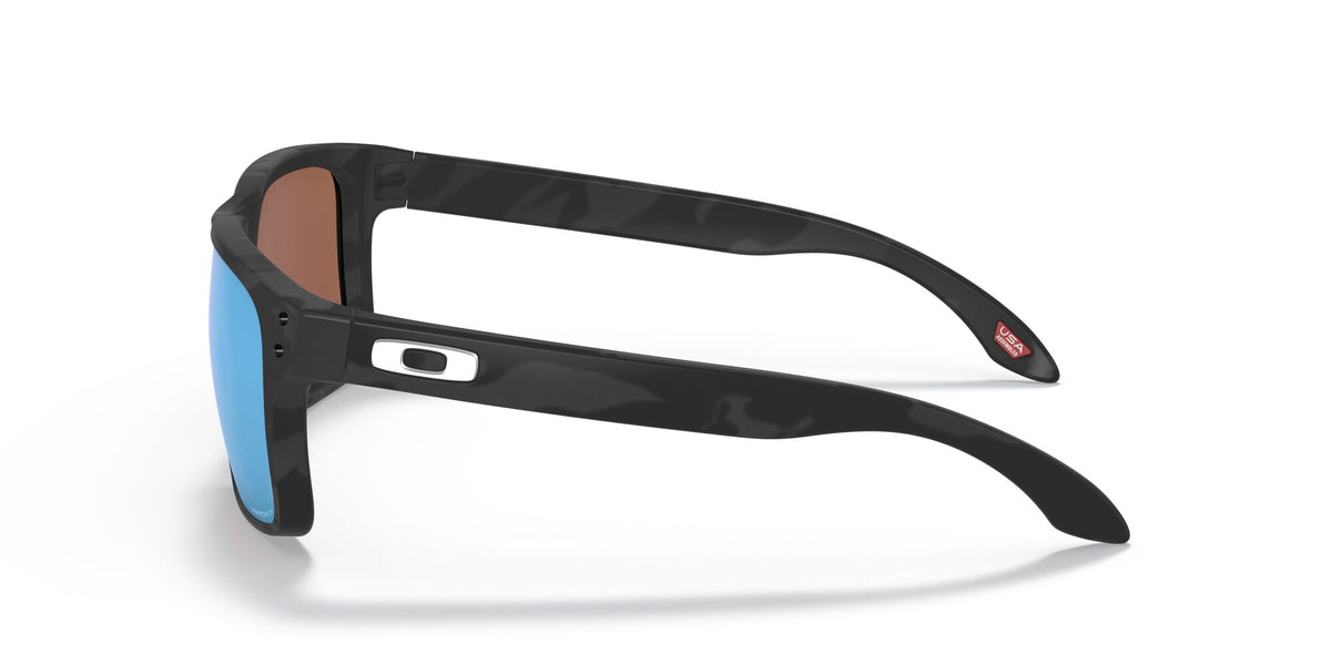 Oakley Holbrook 0OO9102 9102T9 55 Matte Black Camo / Prizm Deep Water Polarized 55 / Plastic / Plastic