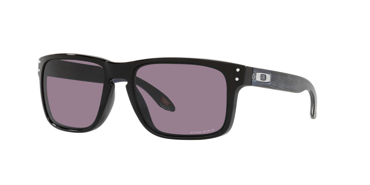 OO 9102 Oakley Holbrook Polished Black / Prizm Grey 55 55 / Plastic / Plastic