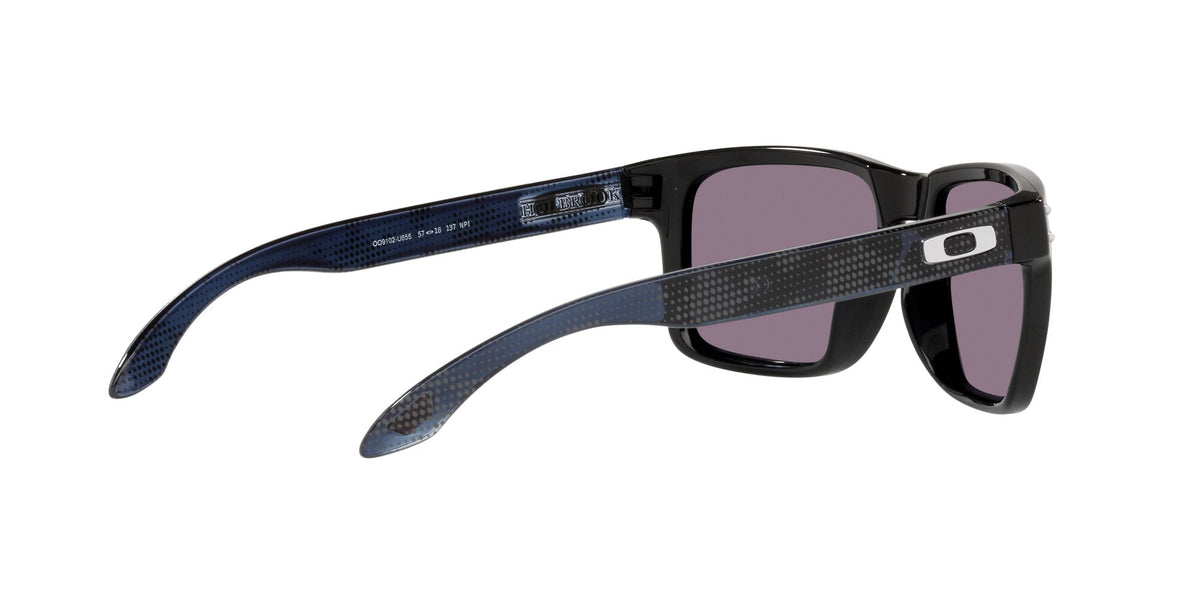 OO 9102 Oakley Holbrook Polished Black / Prizm Grey 55 55 / Plastic / Plastic
