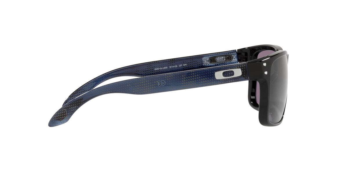 OO 9102 Oakley Holbrook Polished Black / Prizm Grey 55 55 / Plastic / Plastic