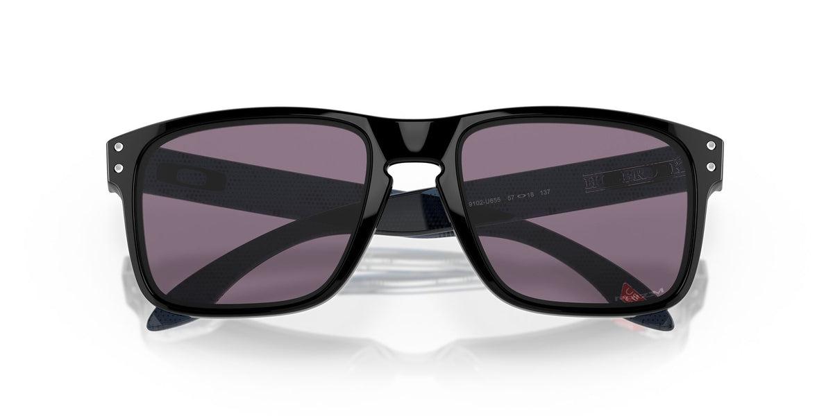 OO 9102 Oakley Holbrook Polished Black / Prizm Grey 55 55 / Plastic / Plastic