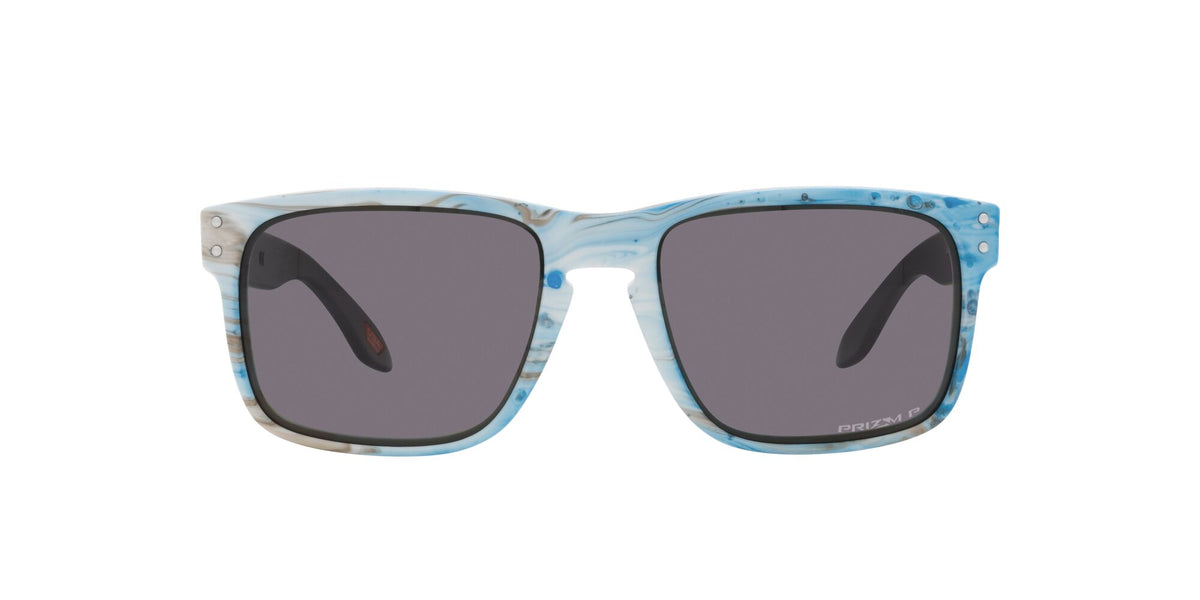 OO 9102 Oakley Holbrook Sanctuary Swirl / Prizm Grey Polarised 55 55 / Polycarbonate / O_matter / Injected