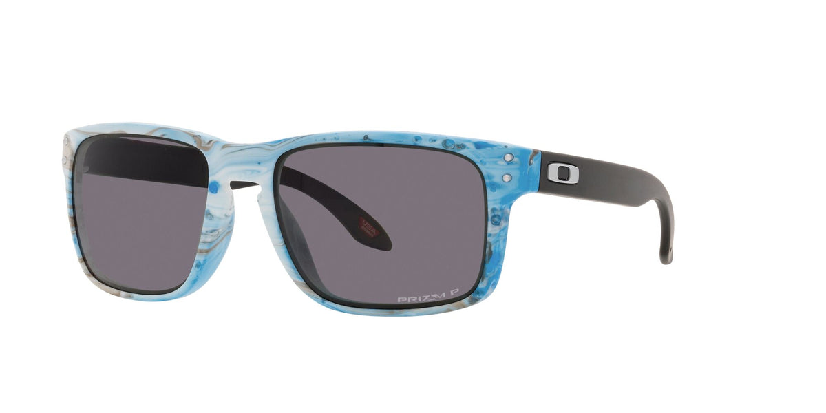 OO 9102 Oakley Holbrook Sanctuary Swirl / Prizm Grey Polarised 55 55 / Polycarbonate / O_matter / Injected