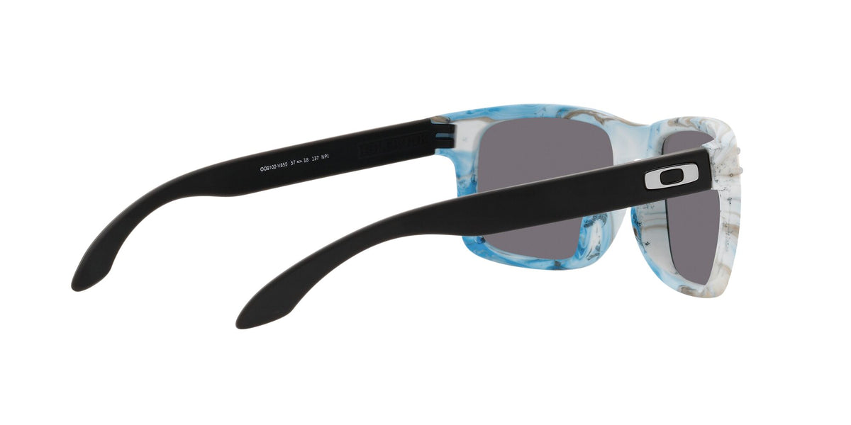 OO 9102 Oakley Holbrook Sanctuary Swirl / Prizm Grey Polarised 55 55 / Polycarbonate / O_matter / Injected
