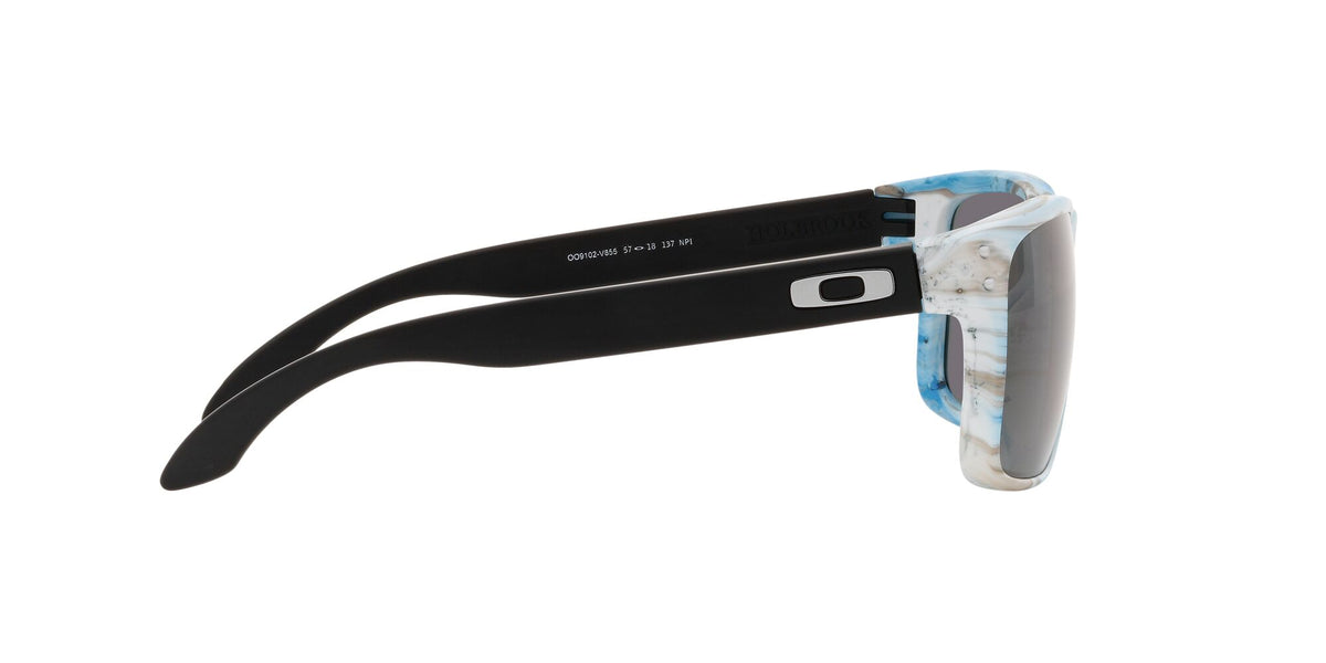 OO 9102 Oakley Holbrook Sanctuary Swirl / Prizm Grey Polarised 55 55 / Polycarbonate / O_matter / Injected