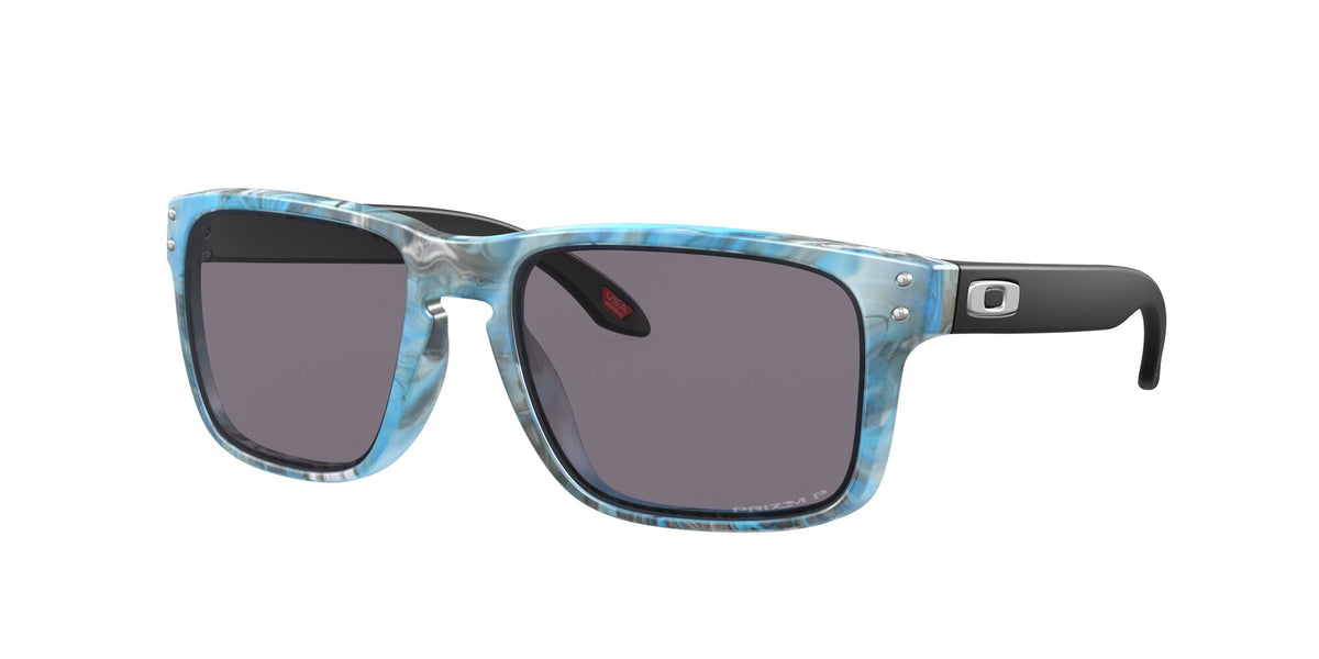 OO 9102 Oakley Holbrook Sanctuary Swirl / Prizm Grey Polarised 55 55 / Polycarbonate / O_matter / Injected