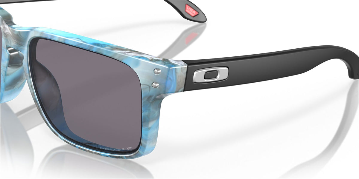 OO 9102 Oakley Holbrook Sanctuary Swirl / Prizm Grey Polarised 55 55 / Polycarbonate / O_matter / Injected