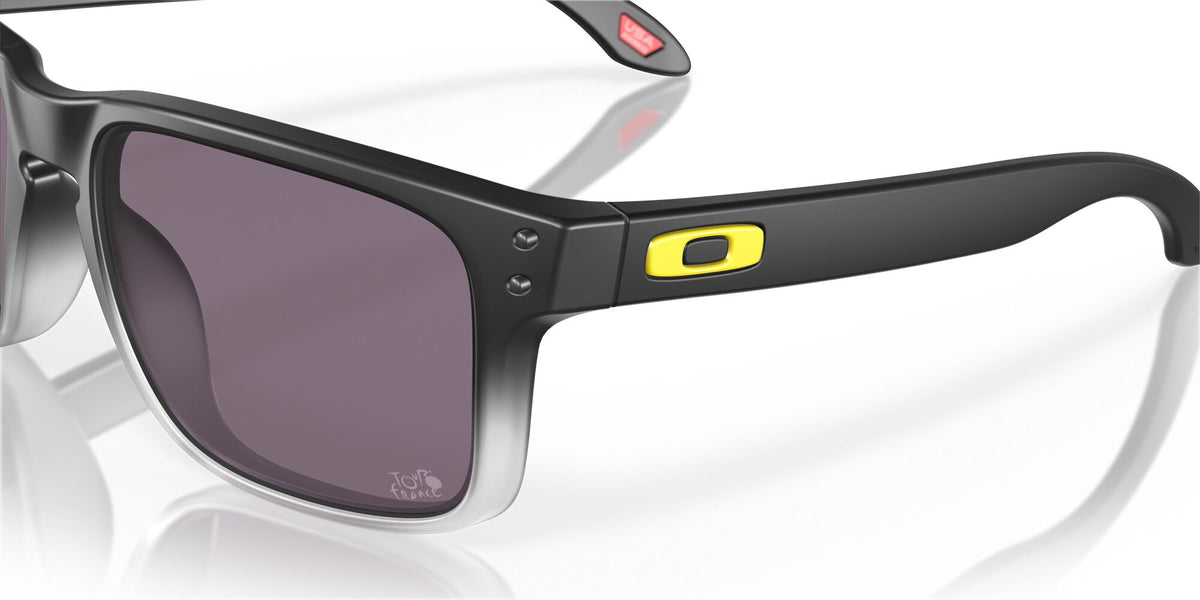 OO 9102 Oakley Holbrook Tdf Matte Black Fade /  In Prizm Grey 55 / Plastic / Plastic