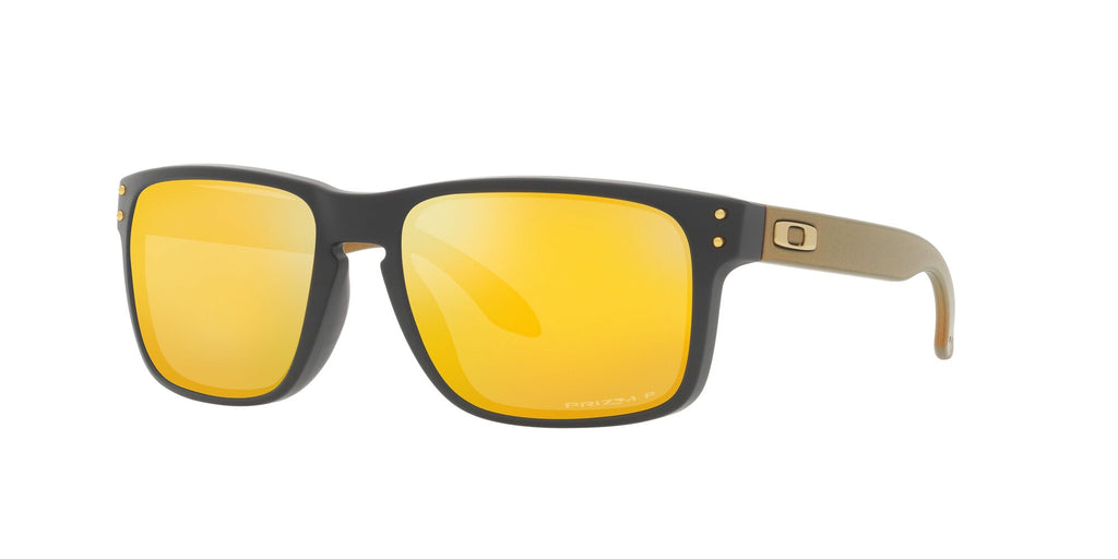 Oakley Holbrook 0OO9102 9102W4 55 Matte Carbon / Prizm 24K Polarized 55 / Plastic / Plastic