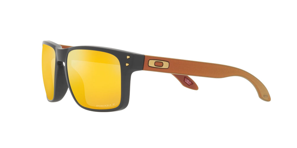 Oakley Holbrook 0OO9102 9102W4 55 Matte Carbon / Prizm 24K Polarized 55 / Plastic / Plastic