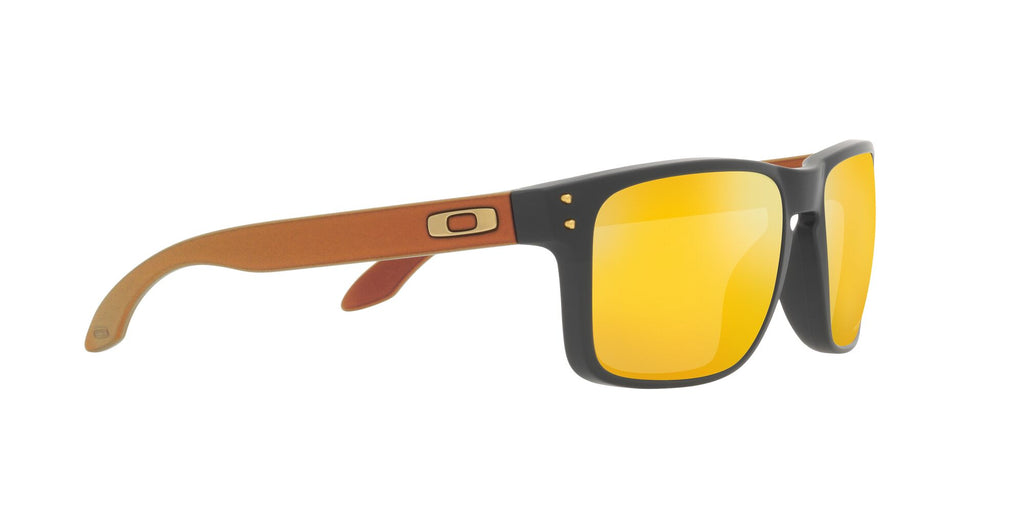 Oakley Holbrook 0OO9102 9102W4 55 Matte Carbon / Prizm 24K Polarized 55 / Plastic / Plastic