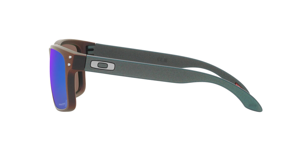 OO 9102 Oakley Holbrook Matte Black/Red Colorshift /  In Prizm Sapphire 55 / Plastic / Plastic