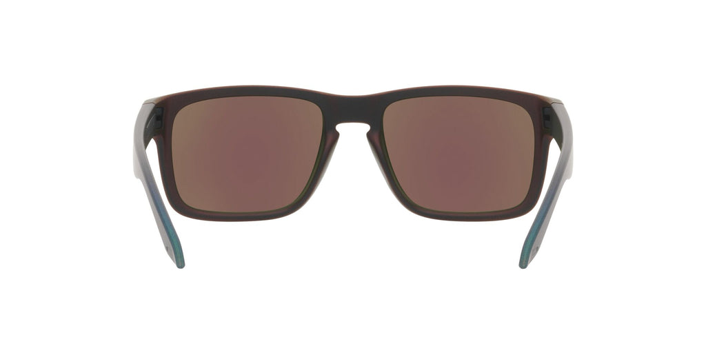 OO 9102 Oakley Holbrook Matte Black/Red Colorshift /  In Prizm Sapphire 55 / Plastic / Plastic