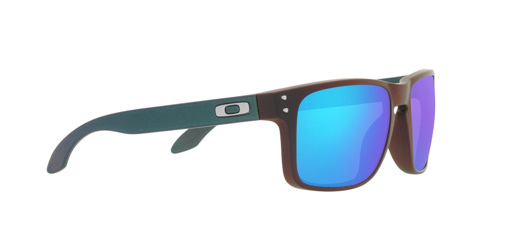 OO 9102 Oakley Holbrook Matte Black/Red Colorshift /  In Prizm Sapphire 55 / Plastic / Plastic