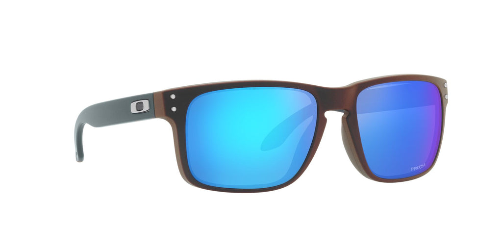 OO 9102 Oakley Holbrook Matte Black/Red Colorshift /  In Prizm Sapphire 55 / Plastic / Plastic