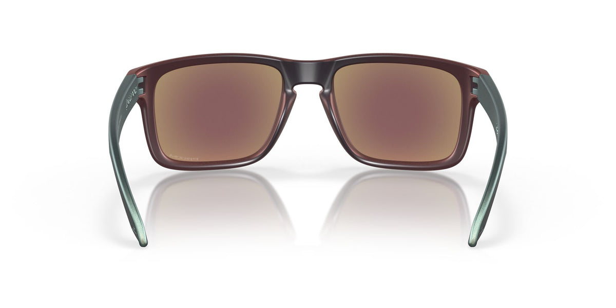 OO 9102 Oakley Holbrook Matte Black/Red Colorshift /  In Prizm Sapphire 55 / Plastic / Plastic