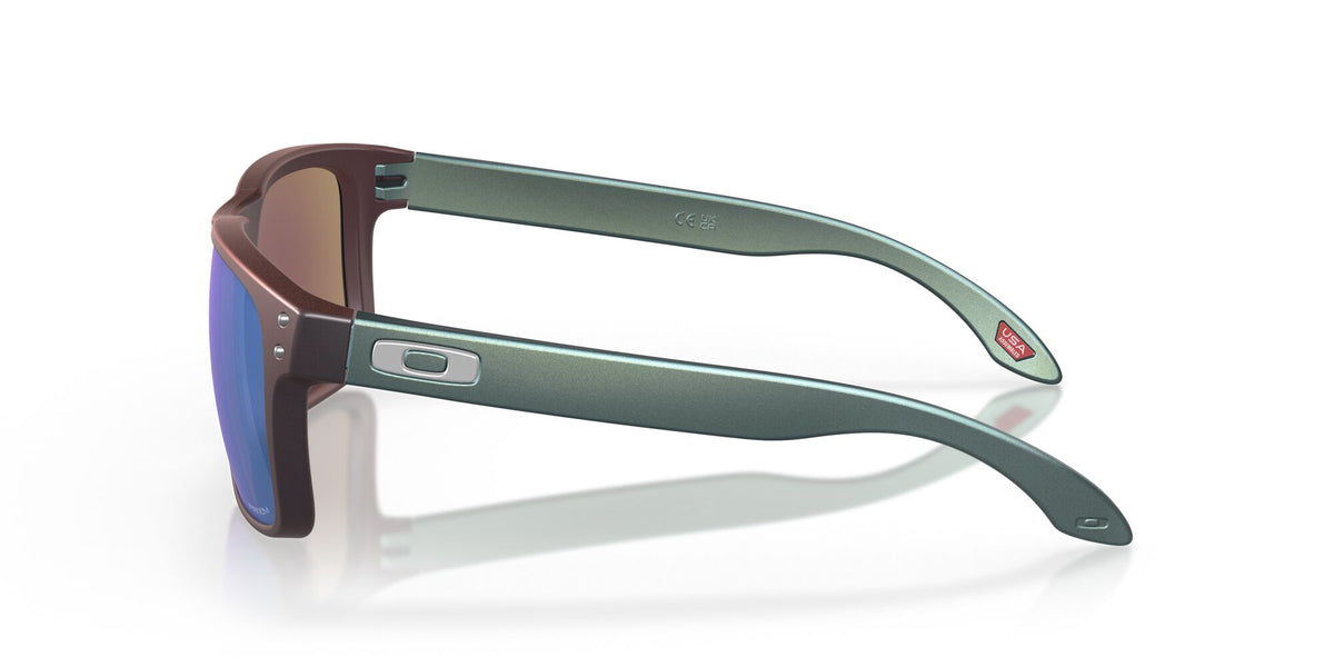 OO 9102 Oakley Holbrook Matte Black/Red Colorshift /  In Prizm Sapphire 55 / Plastic / Plastic