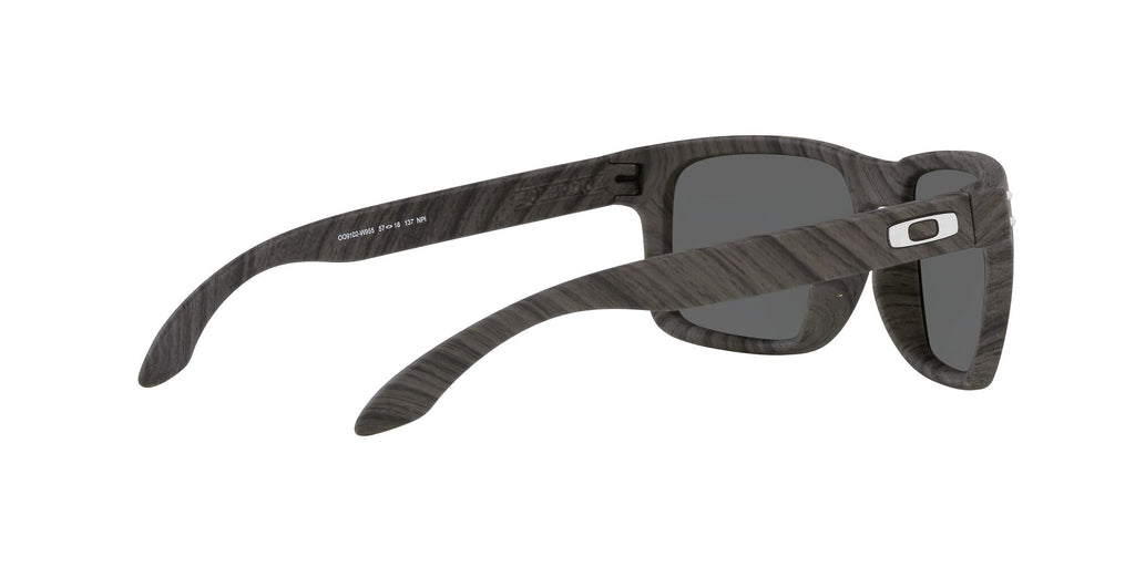 Oakley Holbrook 0OO9102 9102W9 55 Woodgrain / Prizm Black Polarized 55 / Plastic / Plastic