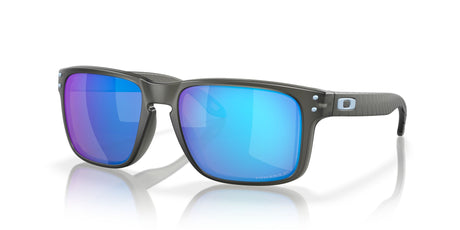 OO 9102 Oakley Holbrook Matte Grey Smoke / Prizm Sapphire Polarised 55 55 / Polycarbonate / O_matter / Injected