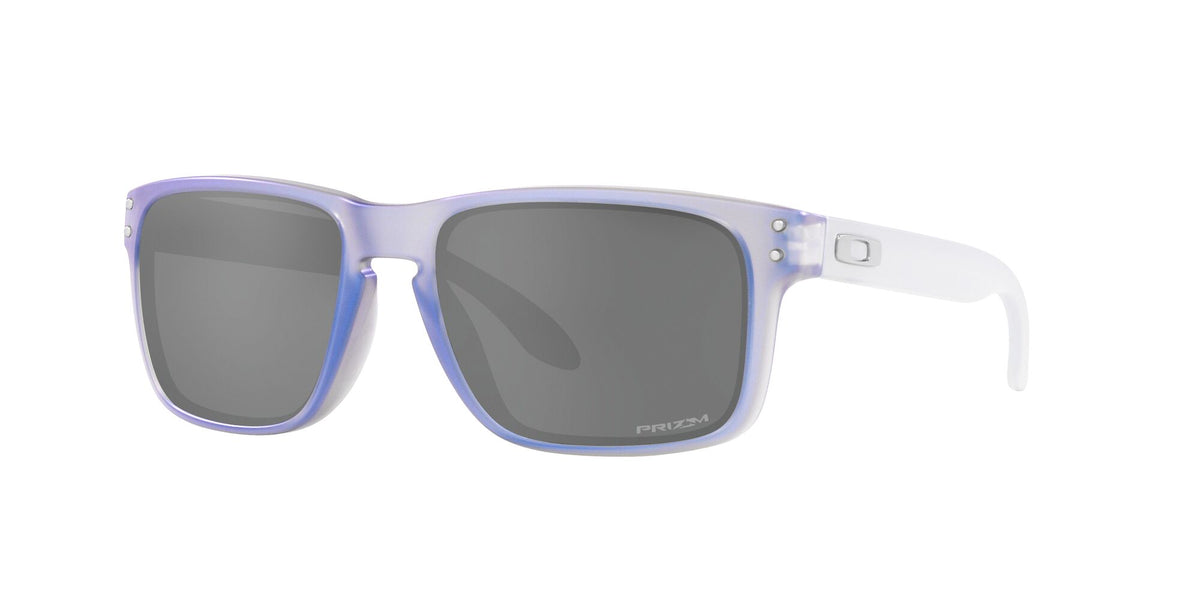OO 9102 Oakley Holbrook Dark Matte Stonewash Opaline / Prizm Black 55 55 / Polycarbonate / O_matter / Injected