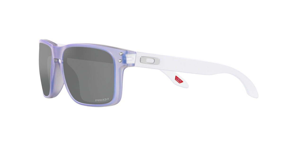 OO 9102 Oakley Holbrook Dark Matte Stonewash Opaline / Prizm Black 55 55 / Polycarbonate / O_matter / Injected