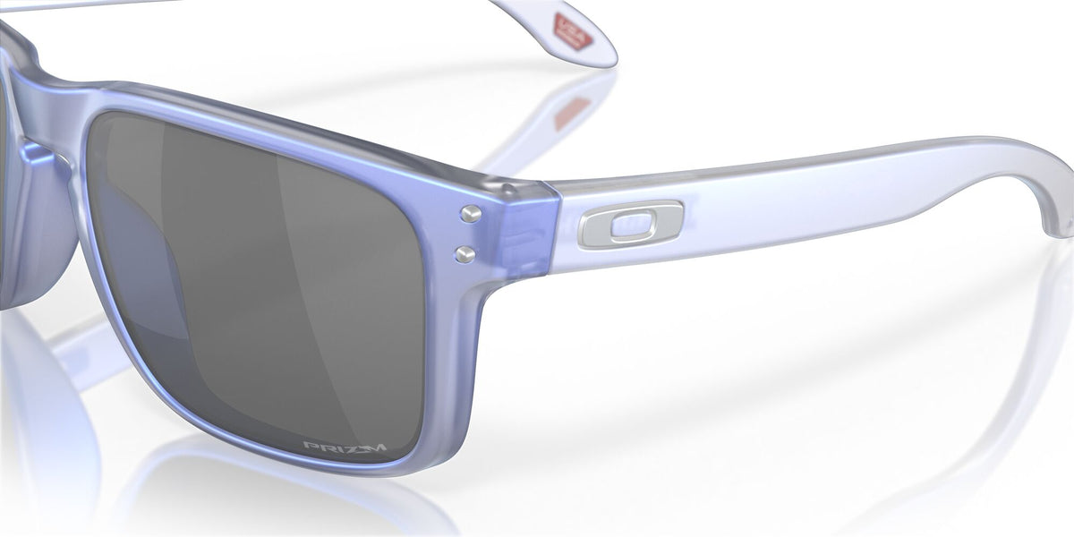 OO 9102 Oakley Holbrook Dark Matte Stonewash Opaline / Prizm Black 55 55 / Polycarbonate / O_matter / Injected
