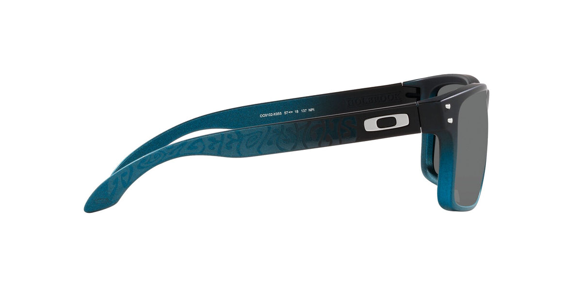 Oakley Holbrook 0OO9102 9102X9 55 Tld Blue Fade / Prizm Black 55 / Polycarbonate / O_matter / Injected