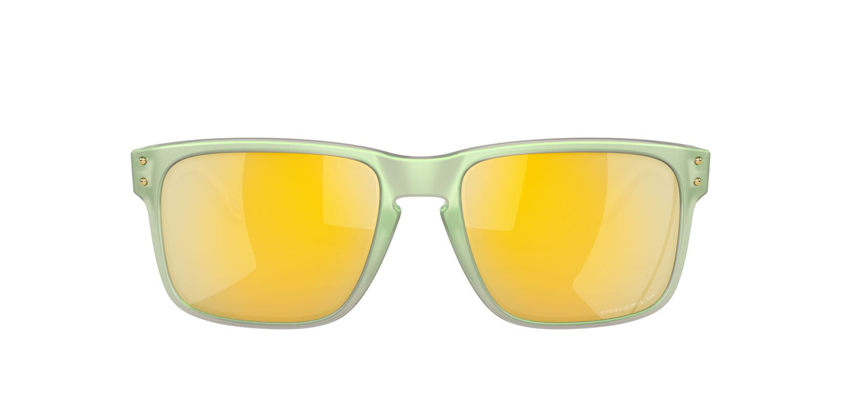 Oakley Holbrook 0OO9102 9102Y0 55 Dark Jade Opaline / Prizm 24K Polarized 55 / Polycarbonate / O_matter / Injected