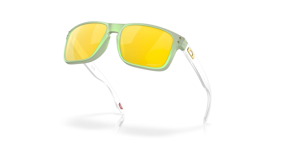 Oakley Holbrook 0OO9102 9102Y0 55 Dark Jade Opaline / Prizm 24K Polarized 55 / Polycarbonate / O_matter / Injected