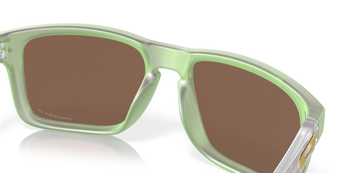 Oakley Holbrook 0OO9102 9102Y0 55 Dark Jade Opaline / Prizm 24K Polarized 55 / Polycarbonate / O_matter / Injected