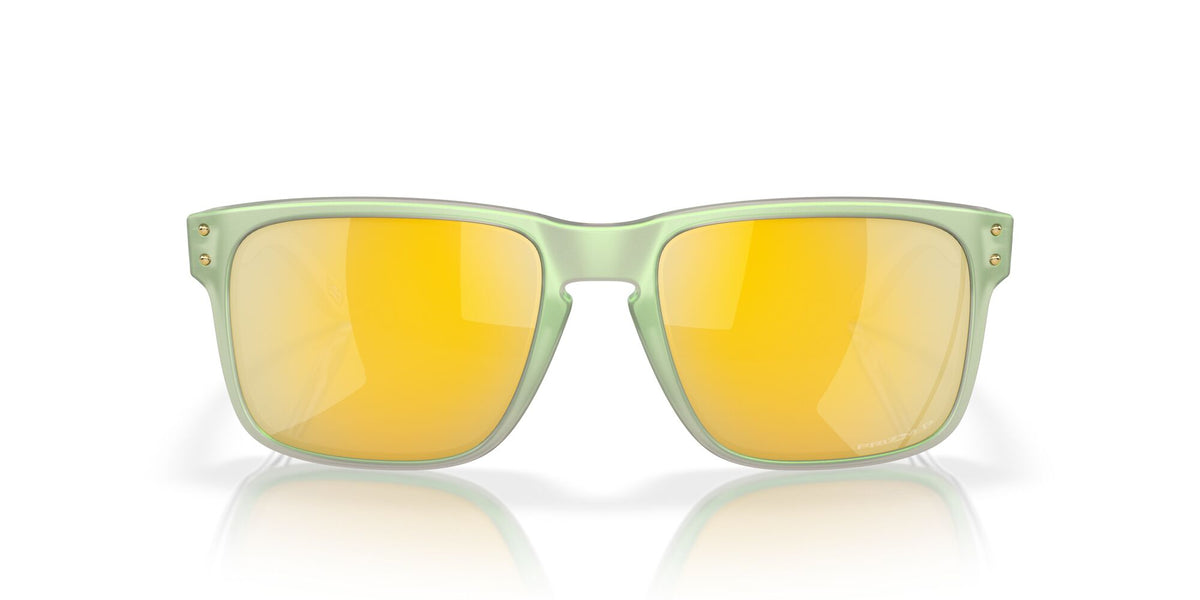 Oakley Holbrook 0OO9102 9102Y0 55 Dark Jade Opaline / Prizm 24K Polarized 55 / Polycarbonate / O_matter / Injected