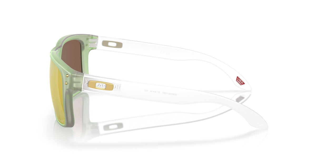 Oakley Holbrook 0OO9102 9102Y0 55 Dark Jade Opaline / Prizm 24K Polarized 55 / Polycarbonate / O_matter / Injected