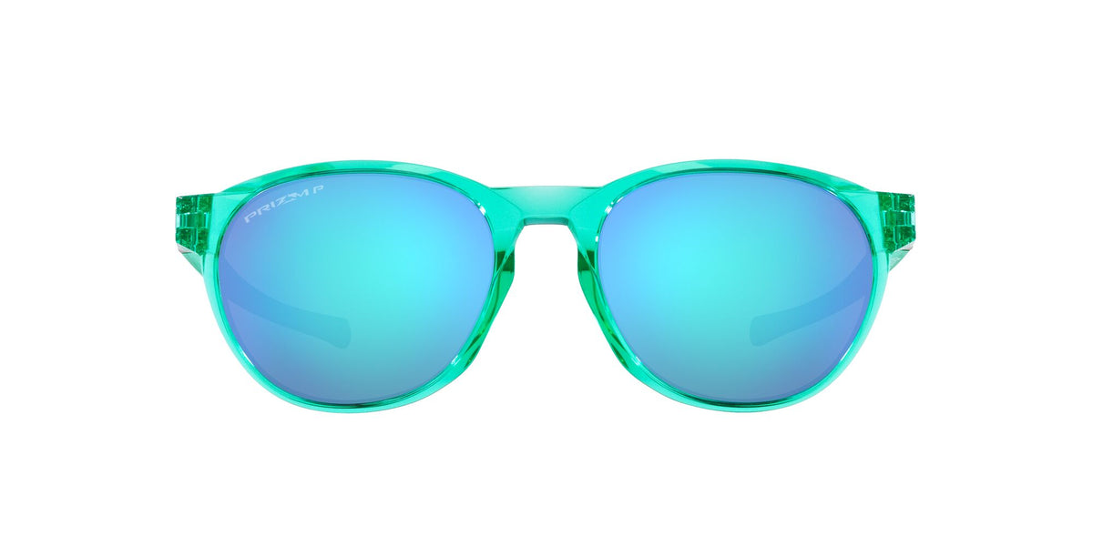 Oakley Reedmace (A) 0OO9126F 912609 54 Transparent Celeste / Prizm Sapphire Polarized 54 / Polycarbonate / O_matter / Molded