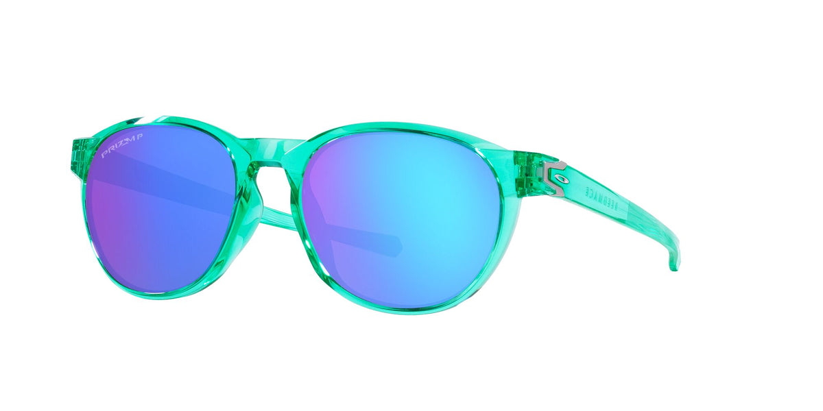 Oakley Reedmace (A) 0OO9126F 912609 54 Transparent Celeste / Prizm Sapphire Polarized 54 / Polycarbonate / O_matter / Molded