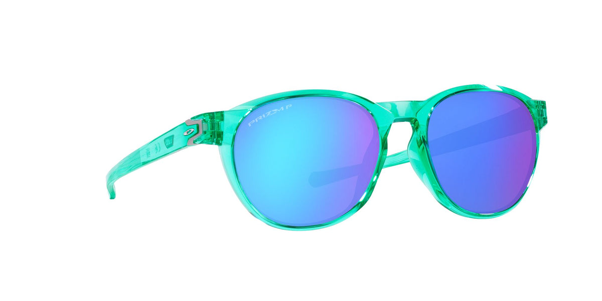 Oakley Reedmace (A) 0OO9126F 912609 54 Transparent Celeste / Prizm Sapphire Polarized 54 / Polycarbonate / O_matter / Molded