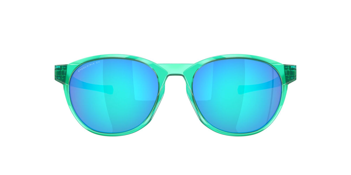 Oakley Reedmace (A) 0OO9126F 912609 54 Transparent Celeste / Prizm Sapphire Polarized 54 / Polycarbonate / O_matter / Molded