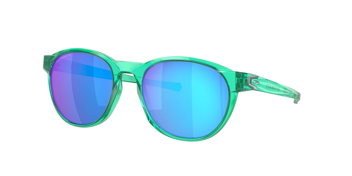 Oakley Reedmace (A) 0OO9126F 912609 54 Transparent Celeste / Prizm Sapphire Polarized 54 / Polycarbonate / O_matter / Molded