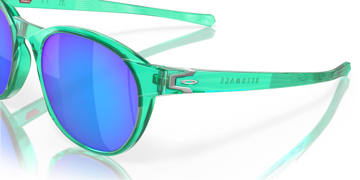 Oakley Reedmace (A) 0OO9126F 912609 54 Transparent Celeste / Prizm Sapphire Polarized 54 / Polycarbonate / O_matter / Molded