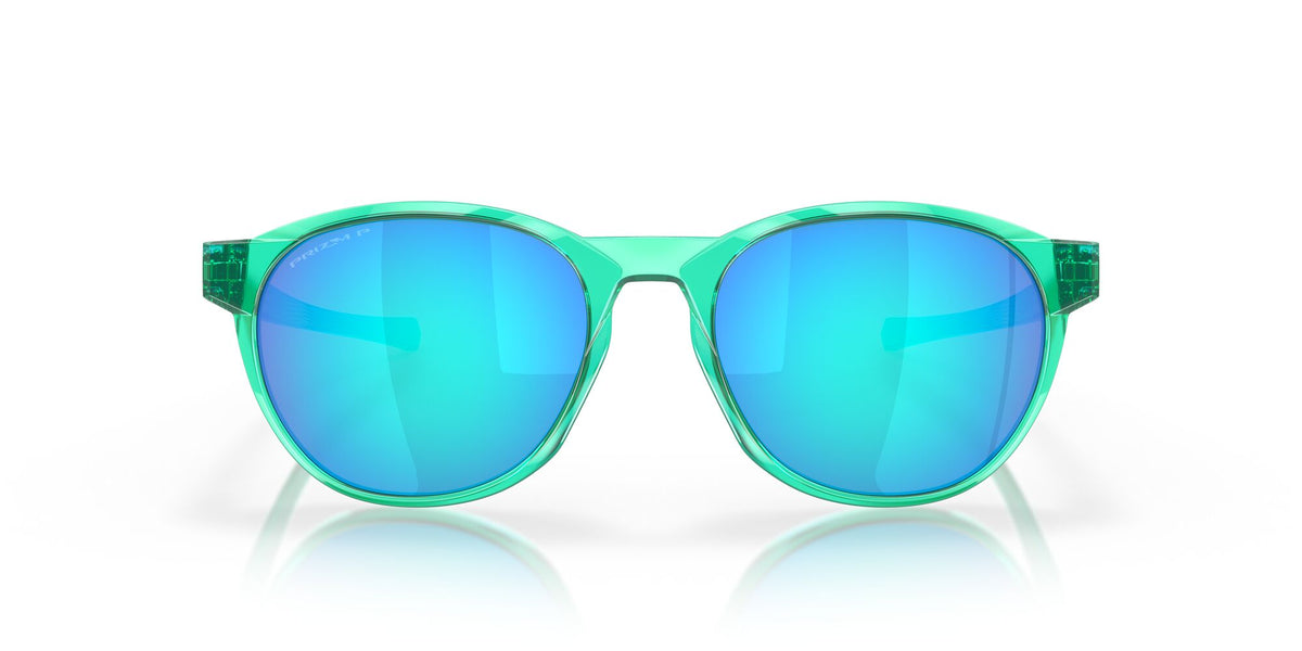 Oakley Reedmace (A) 0OO9126F 912609 54 Transparent Celeste / Prizm Sapphire Polarized 54 / Polycarbonate / O_matter / Molded