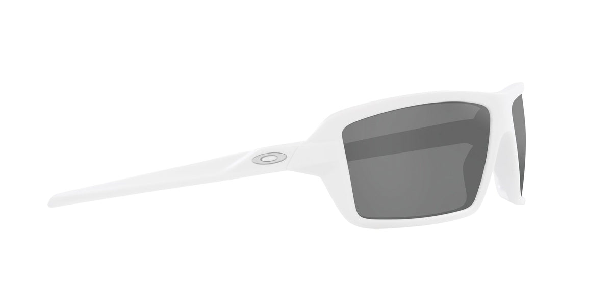 Oakley Cables 0OO9129 912914 63 Matte White / Prizm Black Polarized 63 / Polycarbonate / O_matter / Injected