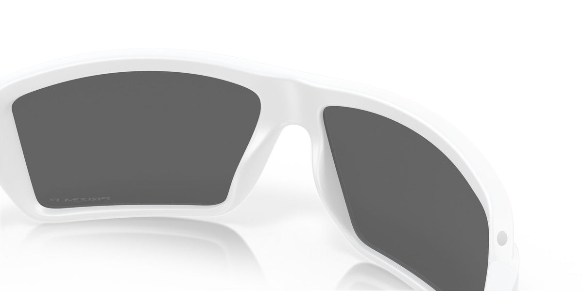 Oakley Cables 0OO9129 912914 63 Matte White / Prizm Black Polarized 63 / Polycarbonate / O_matter / Injected
