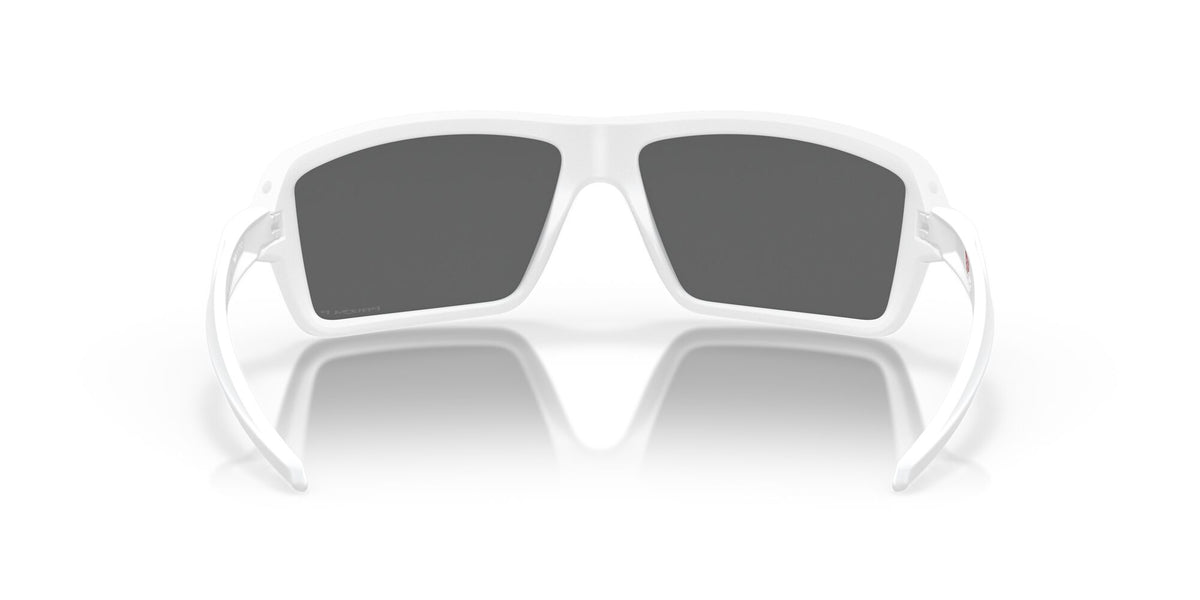 Oakley Cables 0OO9129 912914 63 Matte White / Prizm Black Polarized 63 / Polycarbonate / O_matter / Injected