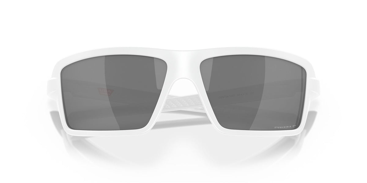 Oakley Cables 0OO9129 912914 63 Matte White / Prizm Black Polarized 63 / Polycarbonate / O_matter / Injected