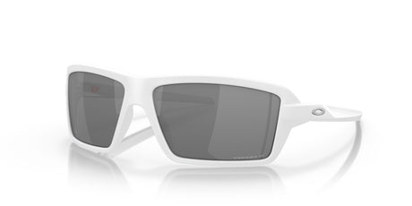 Oakley Cables 0OO9129 912914 63 Matte White / Prizm Black Polarized 63 / Polycarbonate / O_matter / Injected