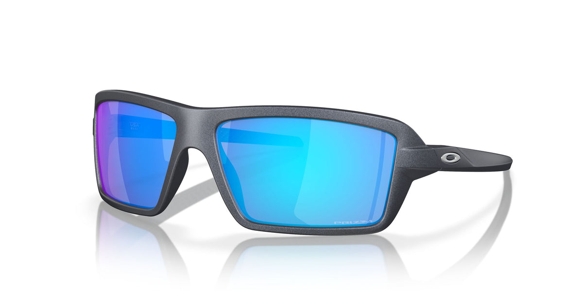 Oakley Cables 0OO9129 912918 63 Blue Steel / Prizm Sapphire
