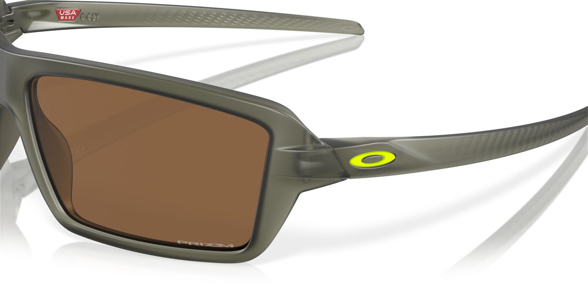 Oakley Cables 0OO9129 912919 63 Matte Olive Ink / Prizm Bronze