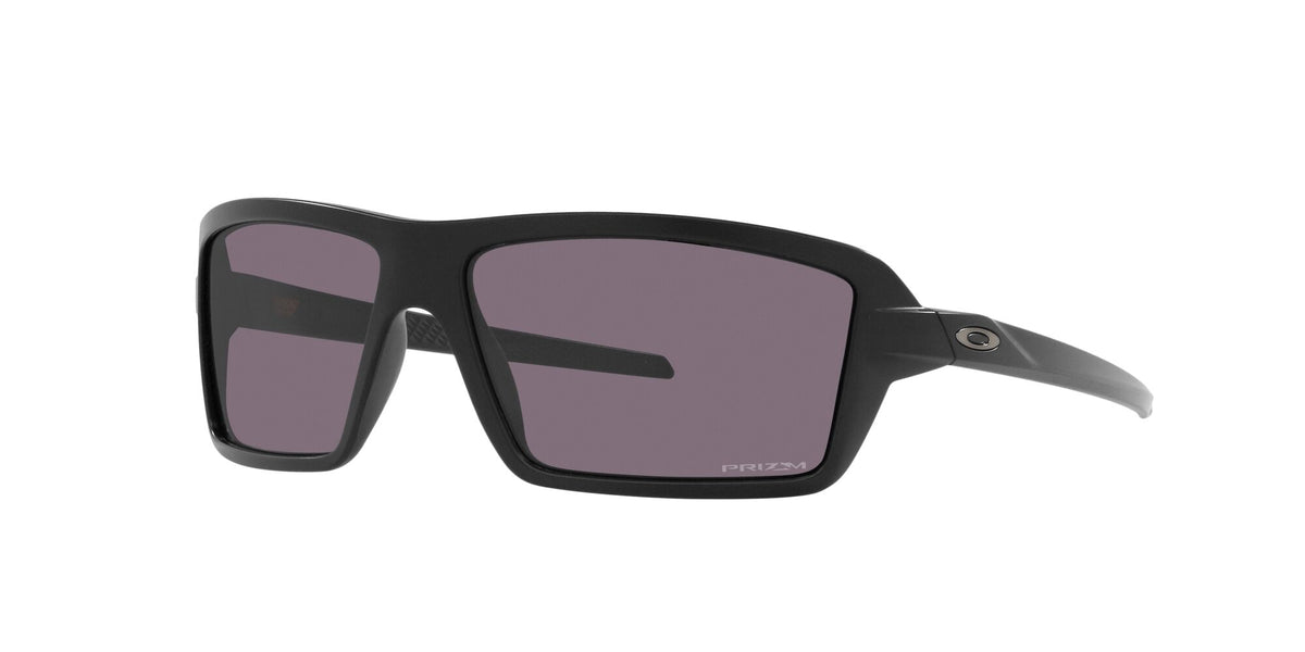 Oakley Cables 0OO9129 912901 63 Matte Black / Prizm Grey 63 / Plastic / Plastic